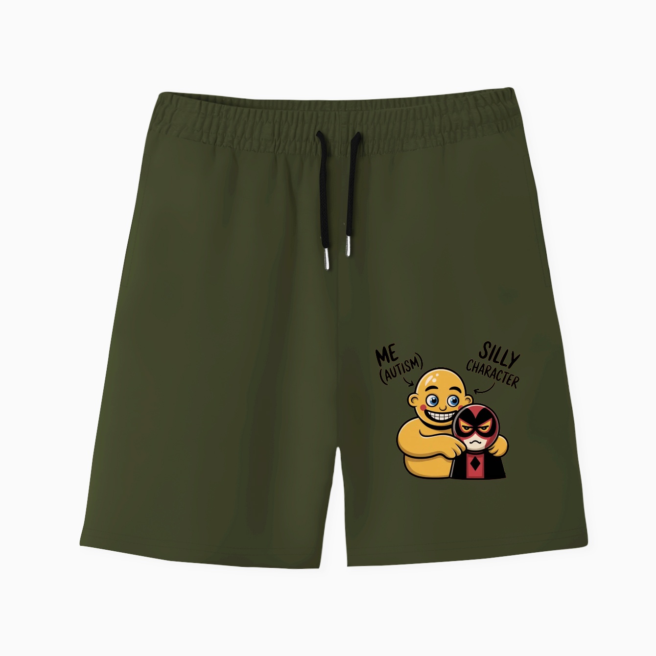 Silly Deadpool!! Men's Quick-Dry Athletic Shorts