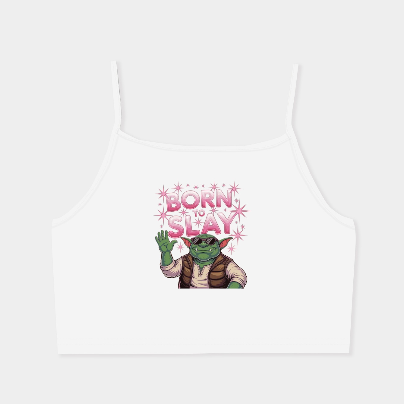 Born to Slay Women's  Spaghetti Strap Tank Top