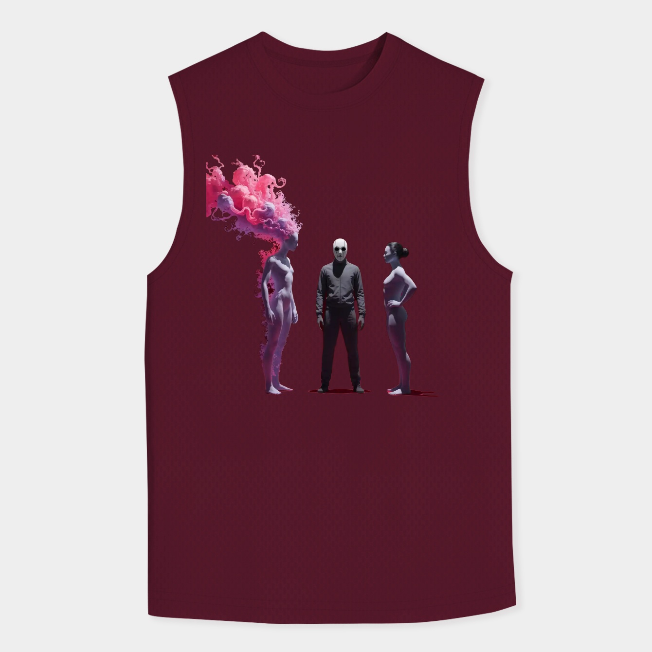 Ghost and the Three Figures Men's Tank Top