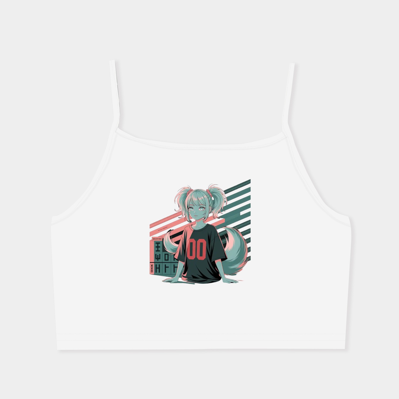 Vocaloid - Hatsune Miku Women's  Spaghetti Strap Tank Top