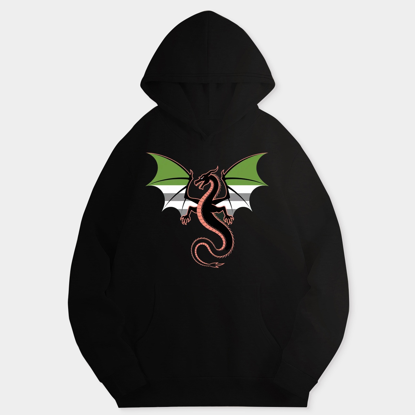 Aromantic Pride Dragon Women's Hoodie