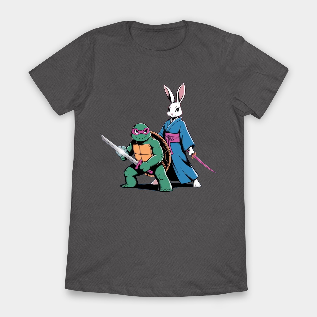 TMNT Leonardo Usagi Team UP Women's T-Shirt