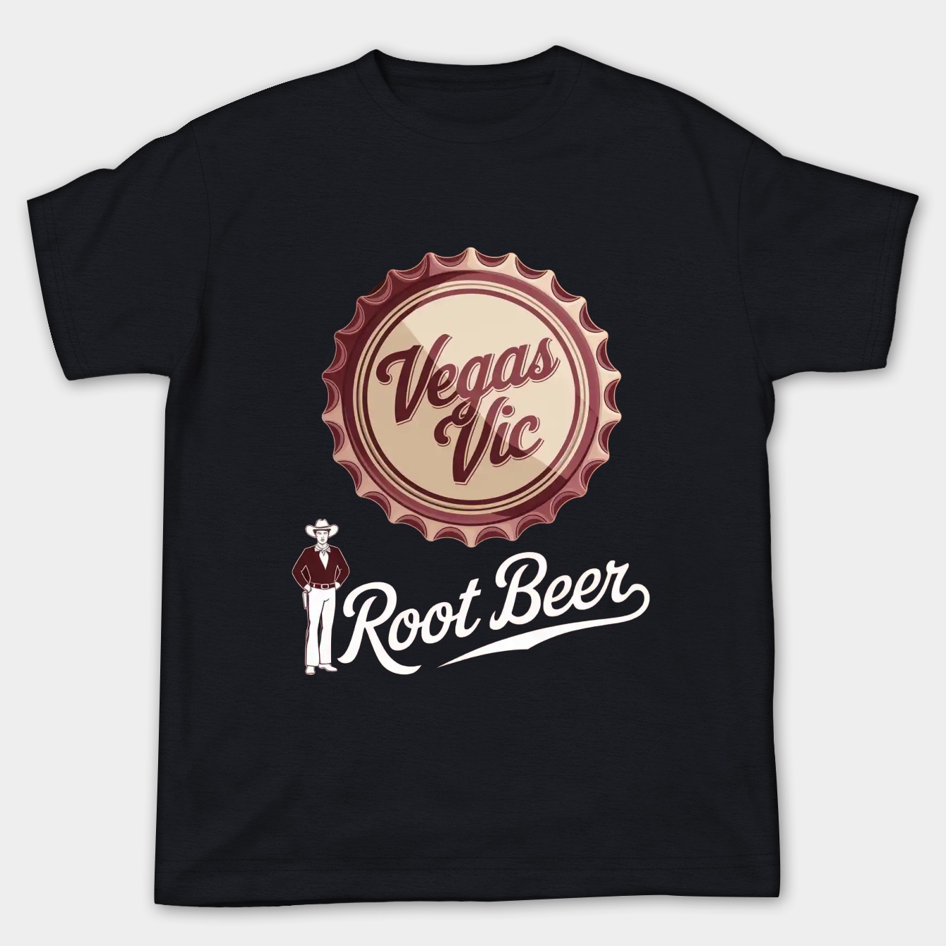 Vintage Vegas Vic Root Beer Soda Bottle Cap