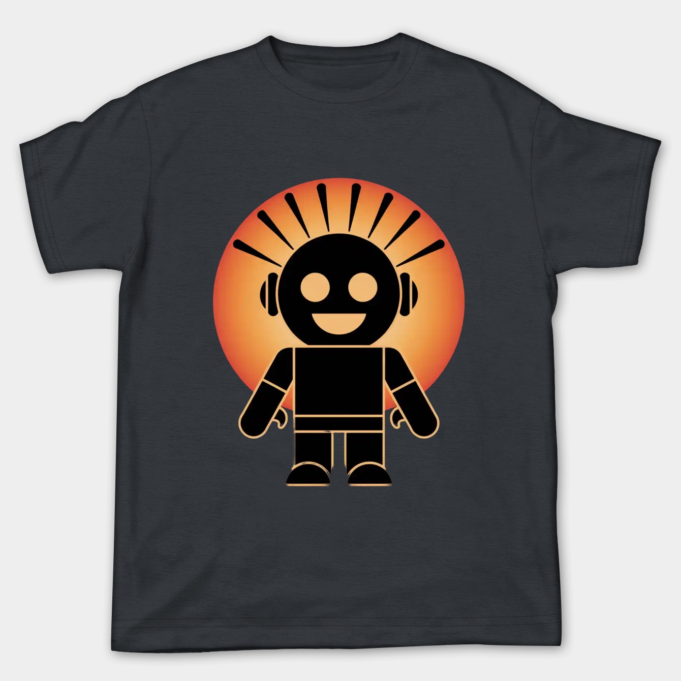 Alien Smiling Cartoon Figure Women's Plus Size T-shirt