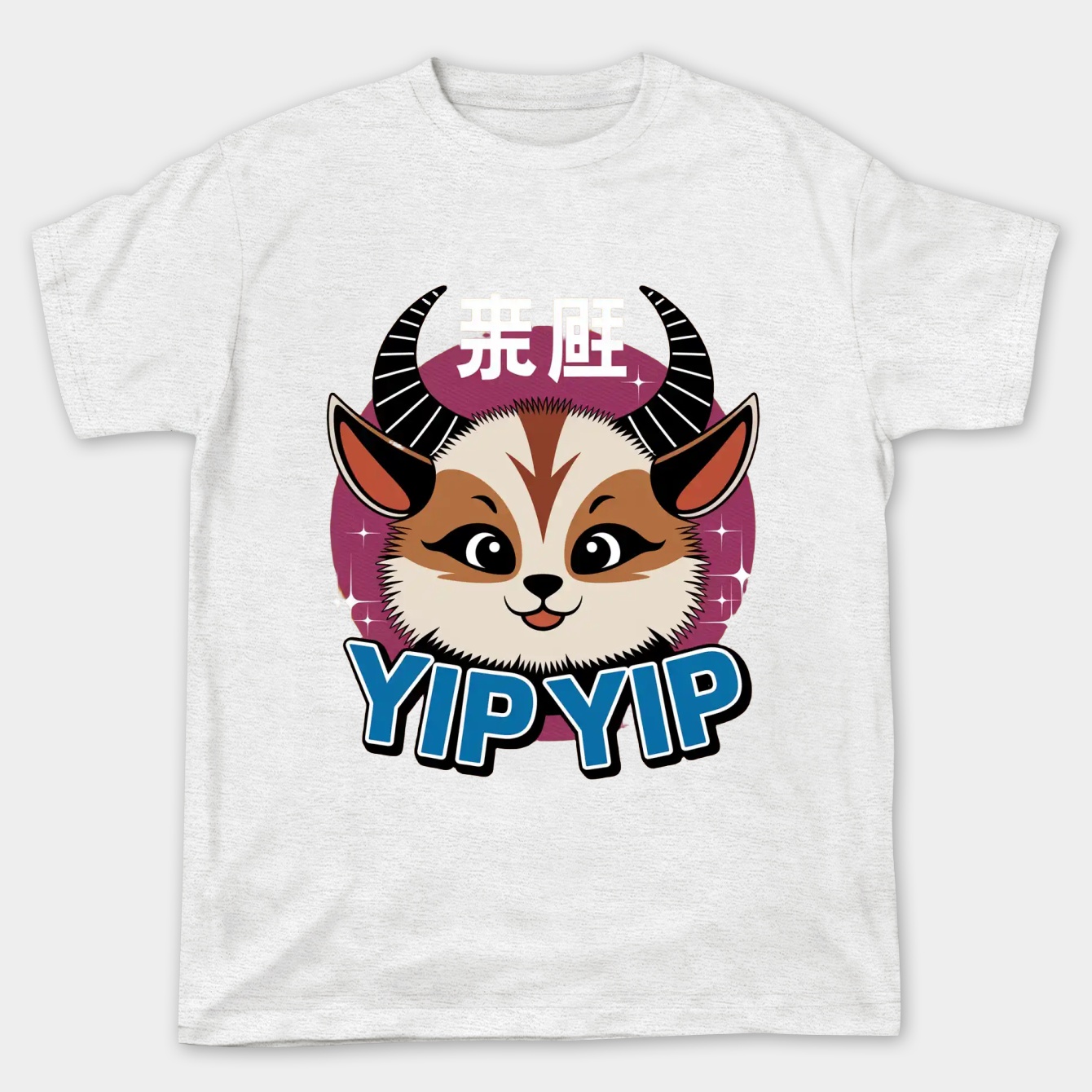 Appa Yip Yip Blue Circle Women's Plus Size T-shirt