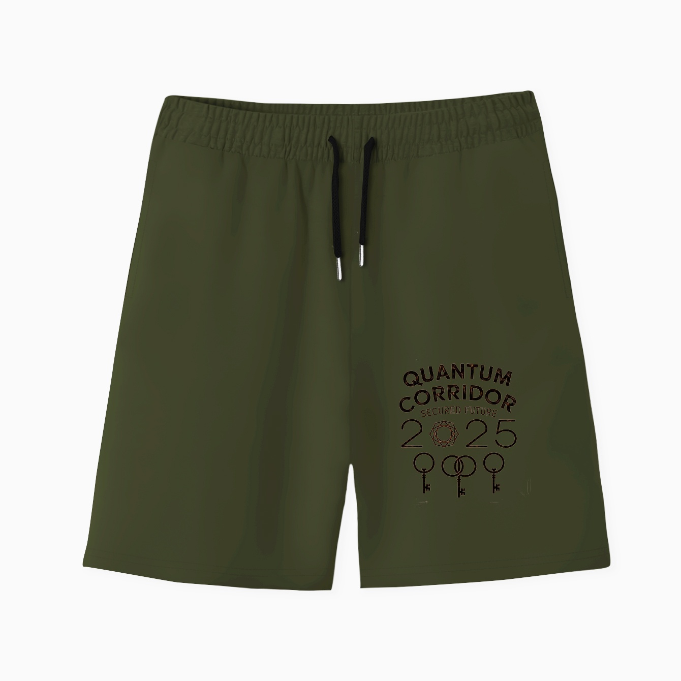 Quantum Corridor 2025 Secured Future Men's Quick-Dry Athletic Shorts