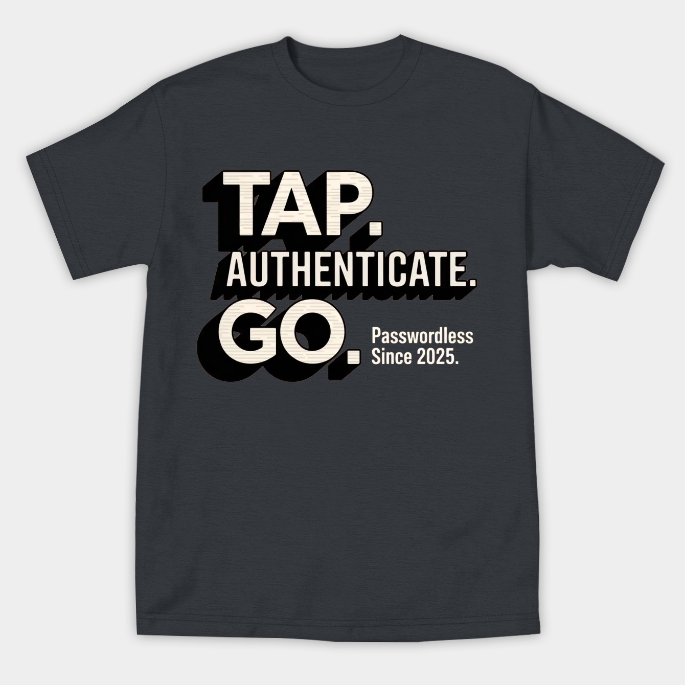 Tap Authenticate Go Passwordless Women's Athletic Performance T-Shirt