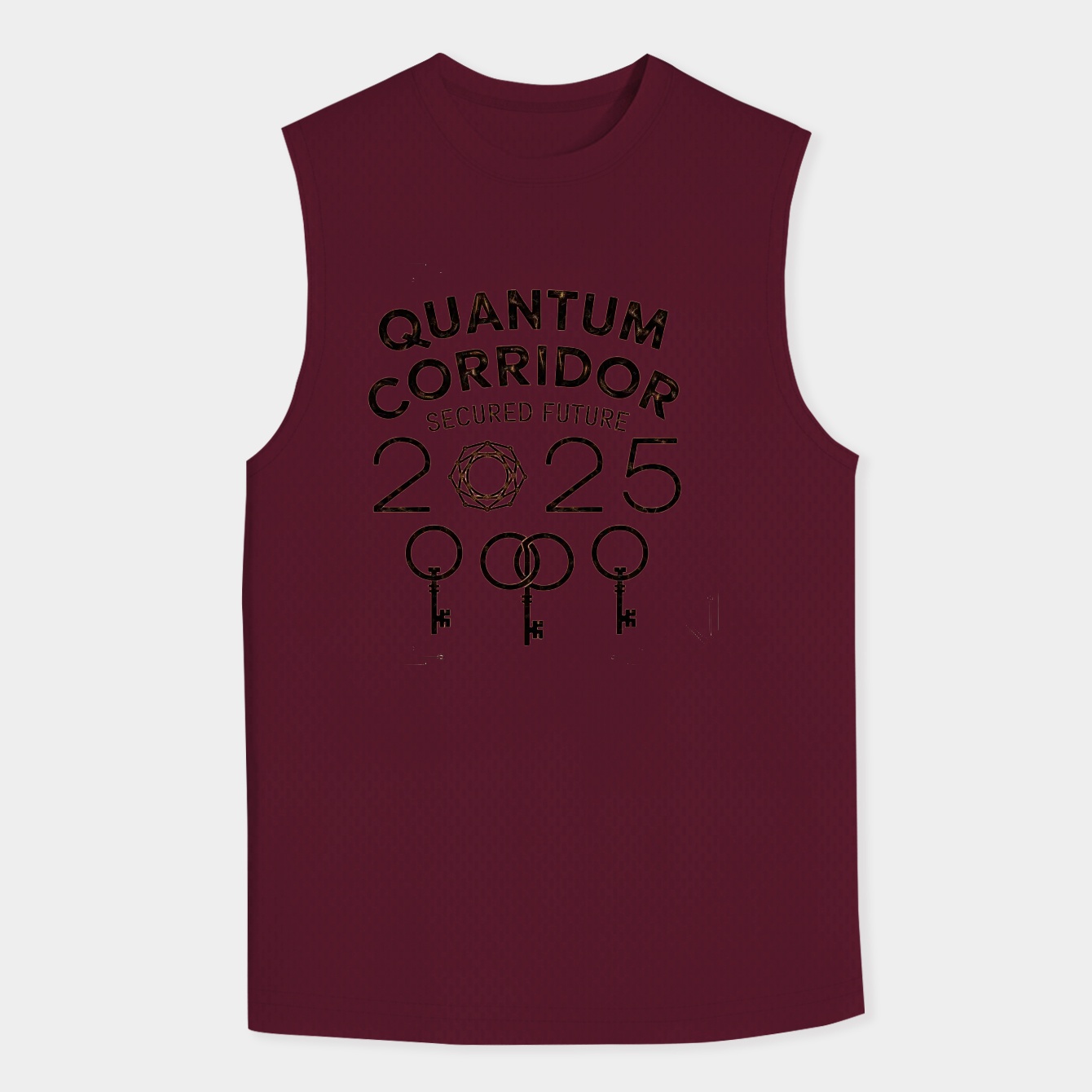Quantum Corridor 2025 Secured Future Men's Big & Tall Tank Top