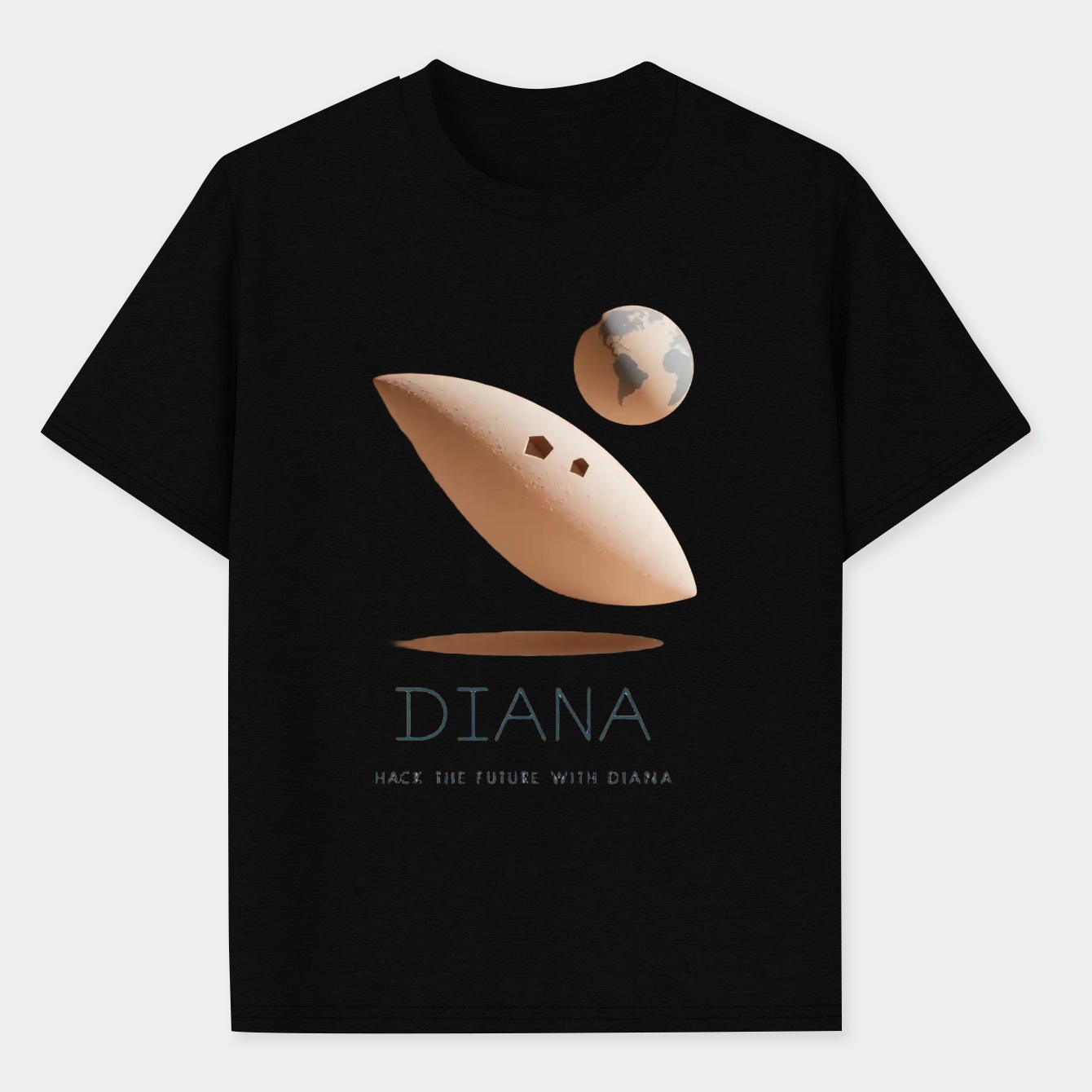 Hack the Future Moonscape Men's Performance Athletic T-Shirt