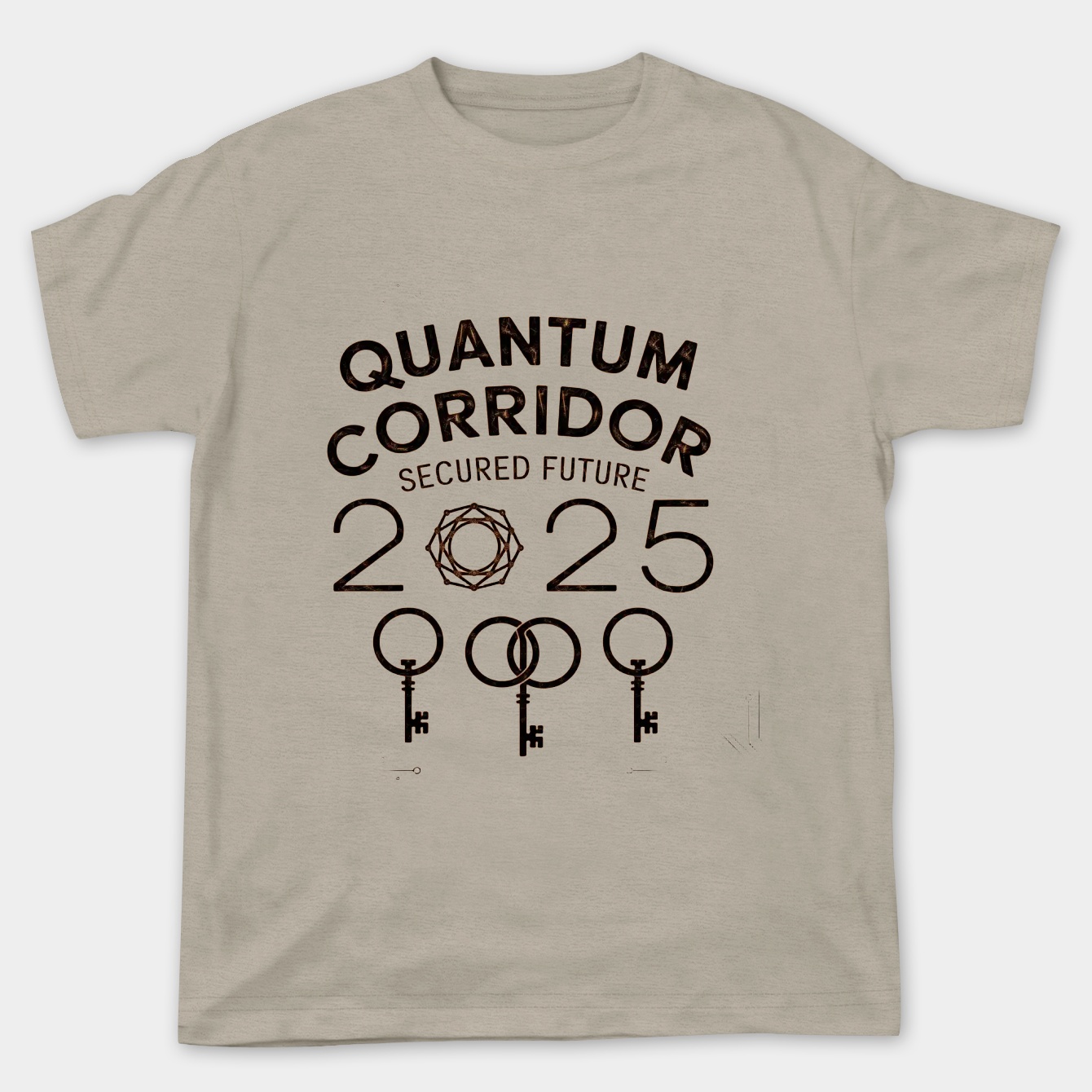 Quantum Corridor 2025 Secured Future Women's Plus Size T-shirt