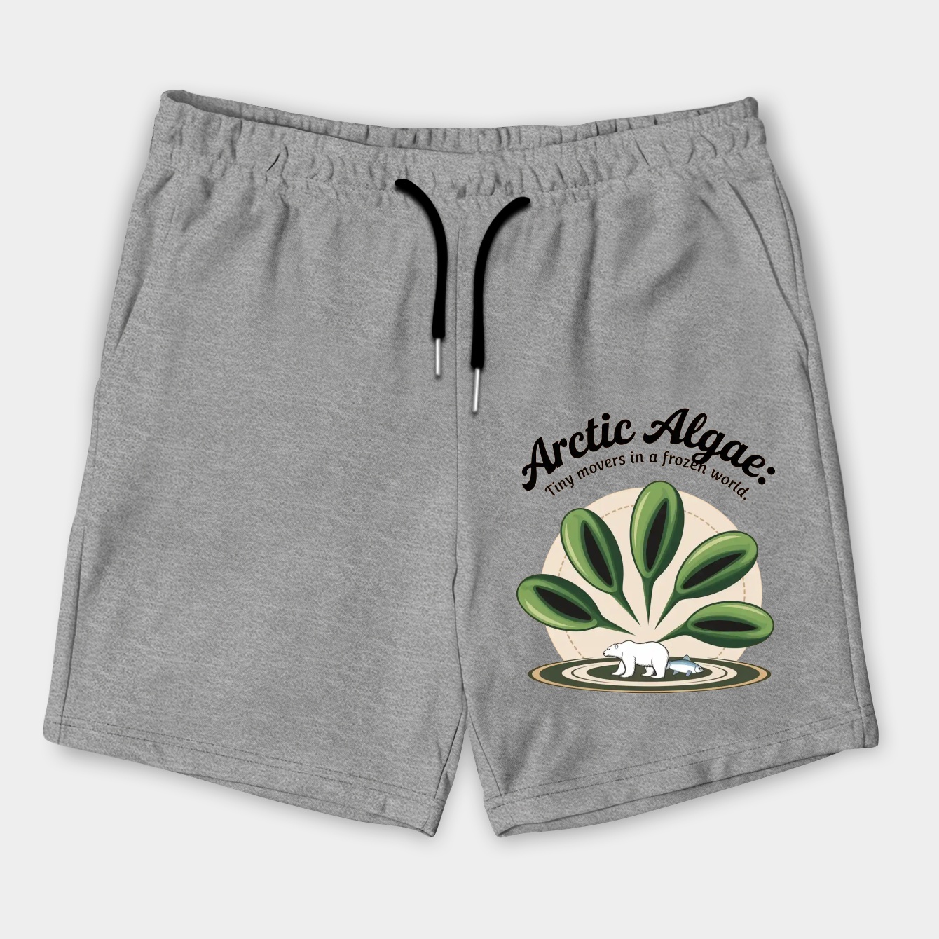 Arctic Algae: Tiny Movers Men's Shorts