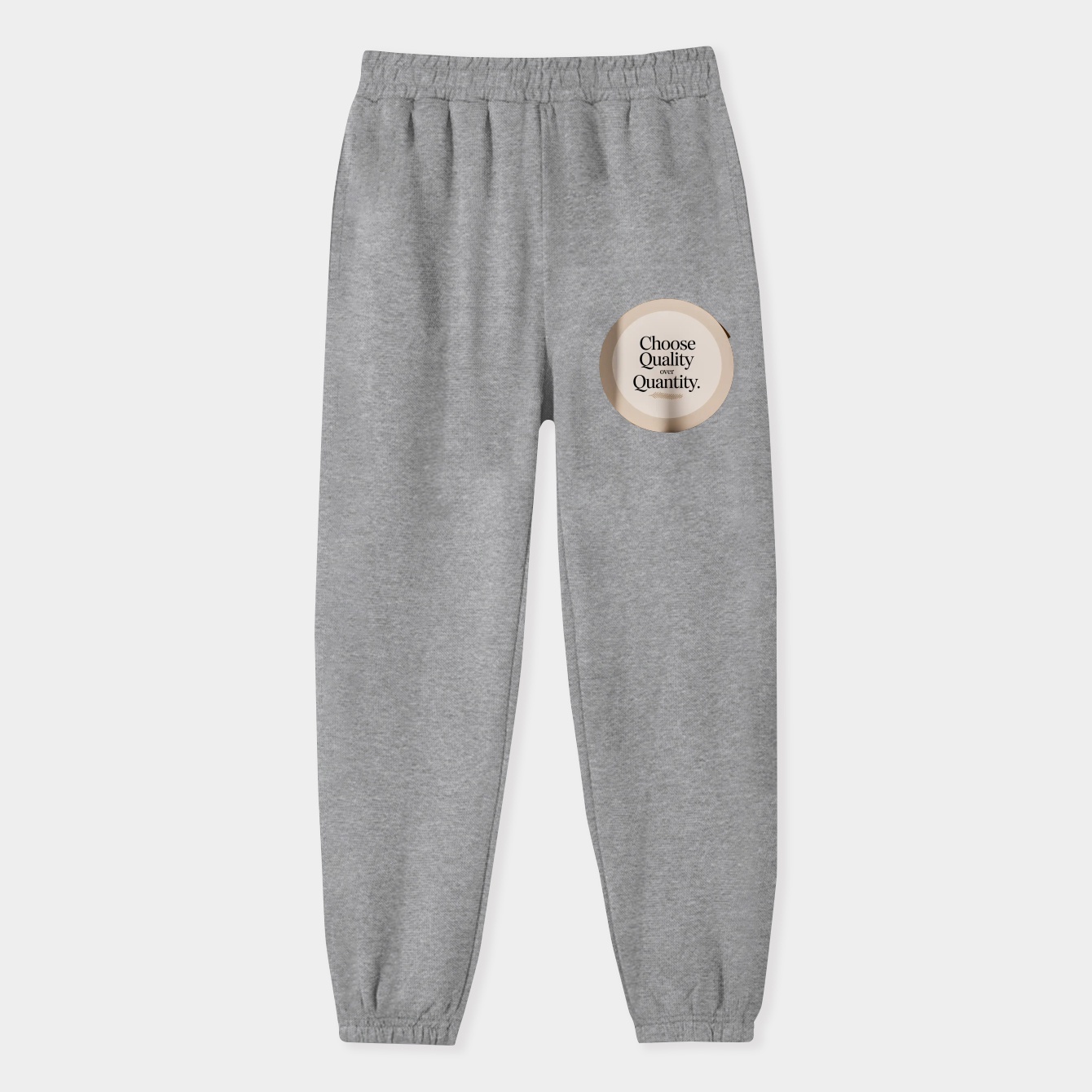Choose Quality Over Quantity Circle Women's Sweatpants