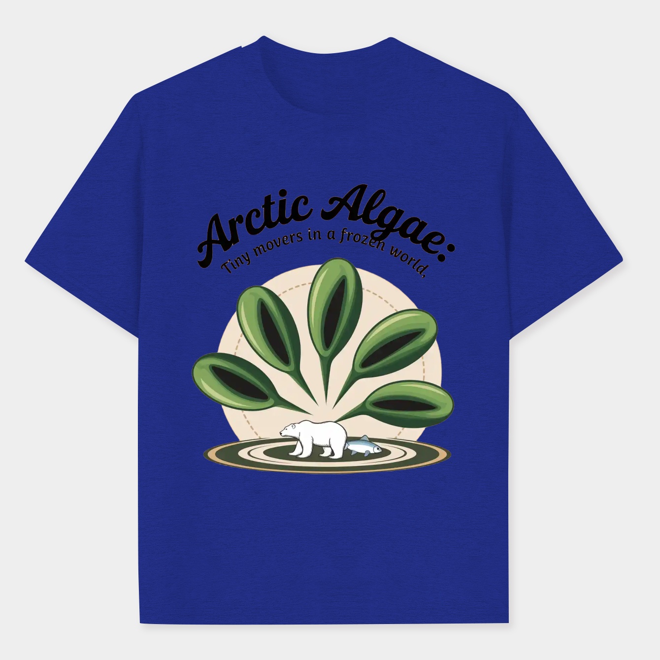 Arctic Algae: Tiny Movers Men's Performance Athletic T-Shirt