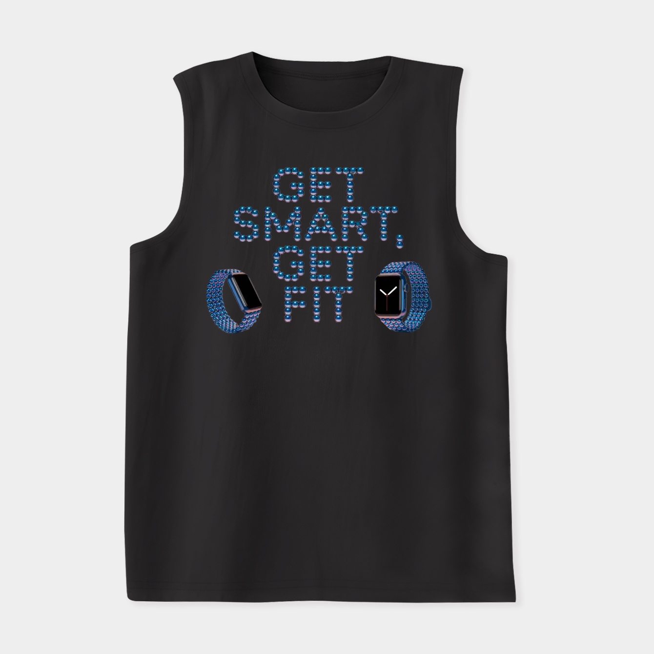 Tech Blue "Get Smart Get Fit Women's Soft Tank Top
