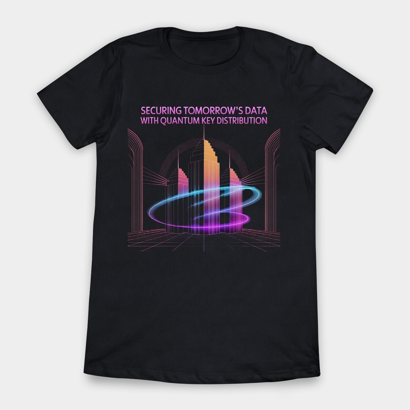Quantum City: Securing Tomorrow’s Data Women's T-Shirt