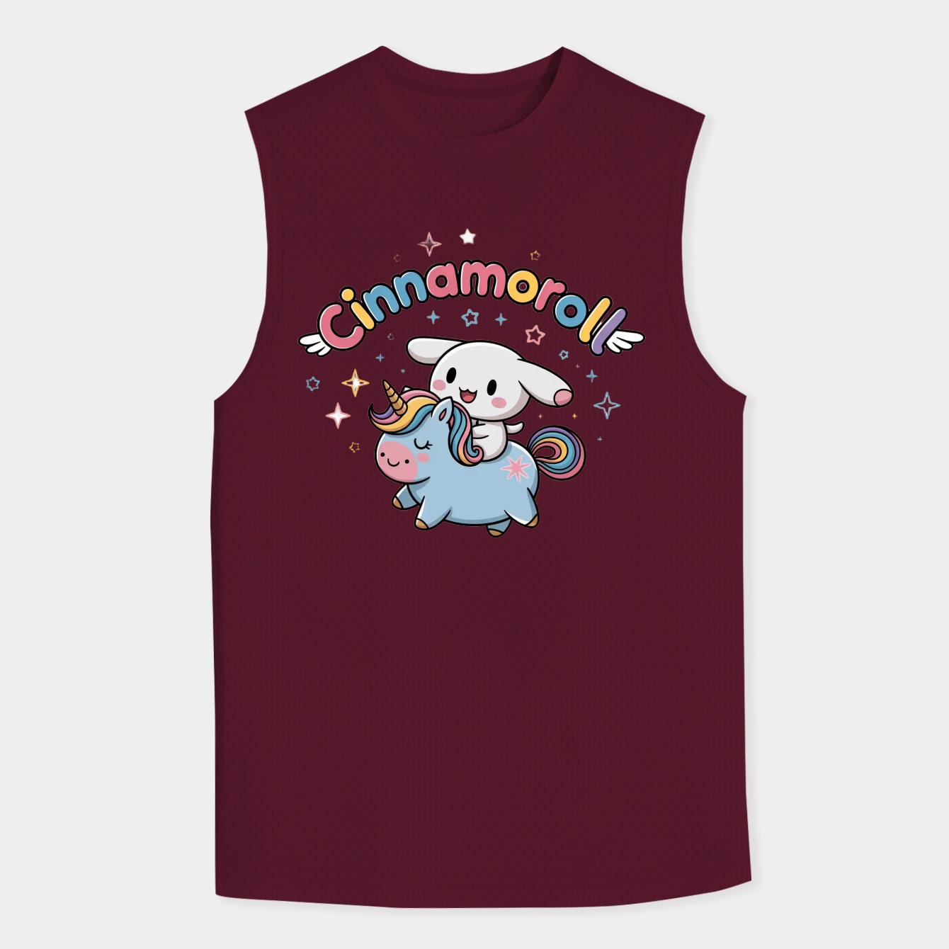 Cinnamoroll Unicorn Men's Big & Tall Tank Top
