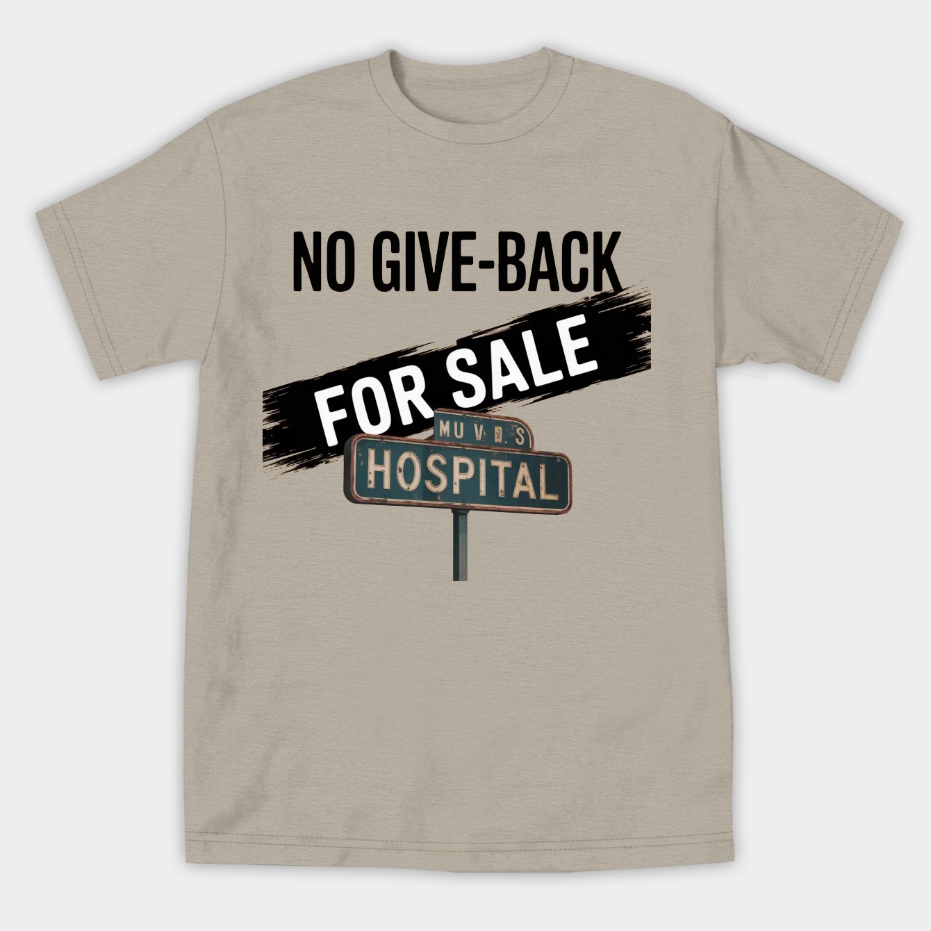 Hospital for Sale: No Give-Back Women's Athletic Performance T-Shirt