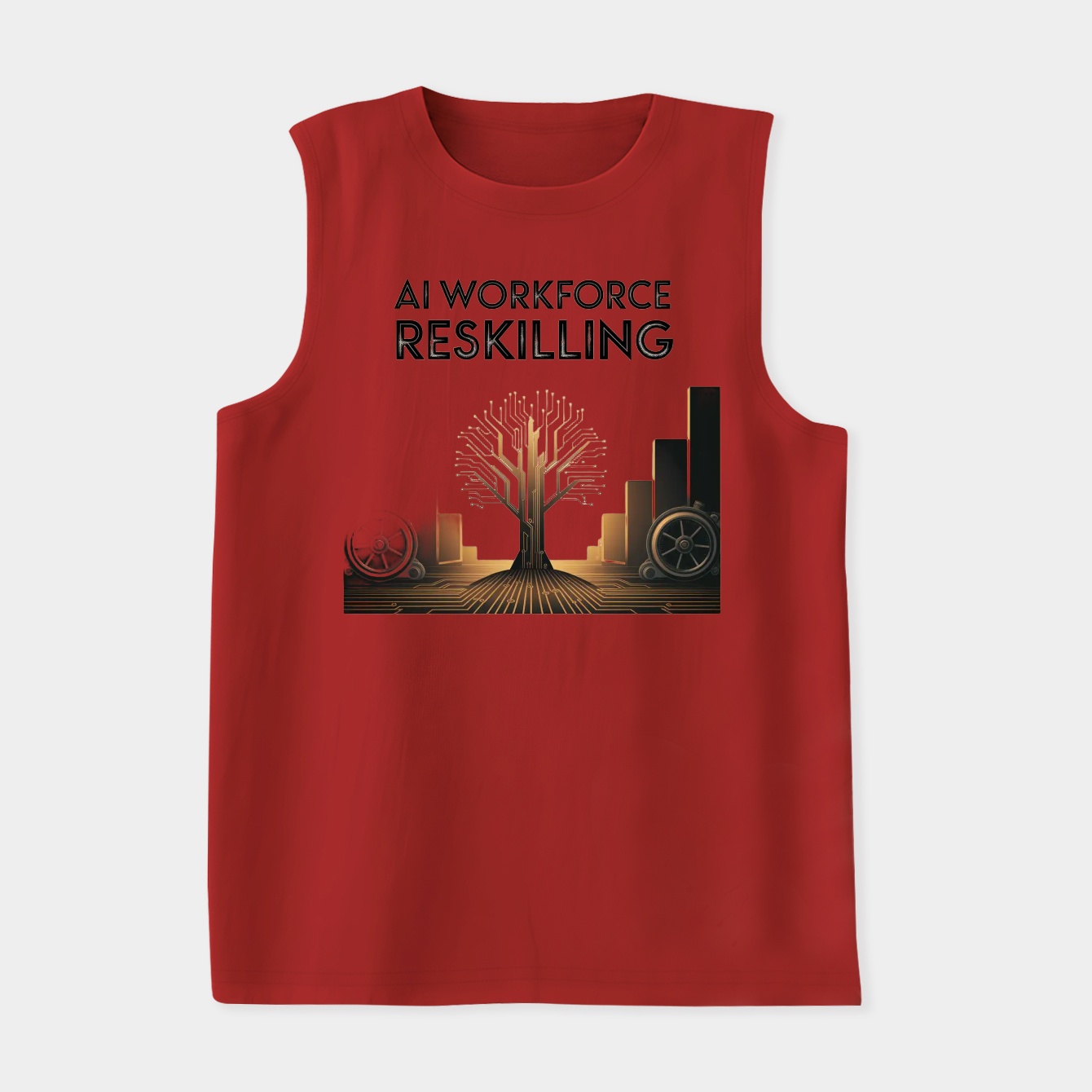 Reskilling Roots: Tech Tree Power Women's Soft Tank Top