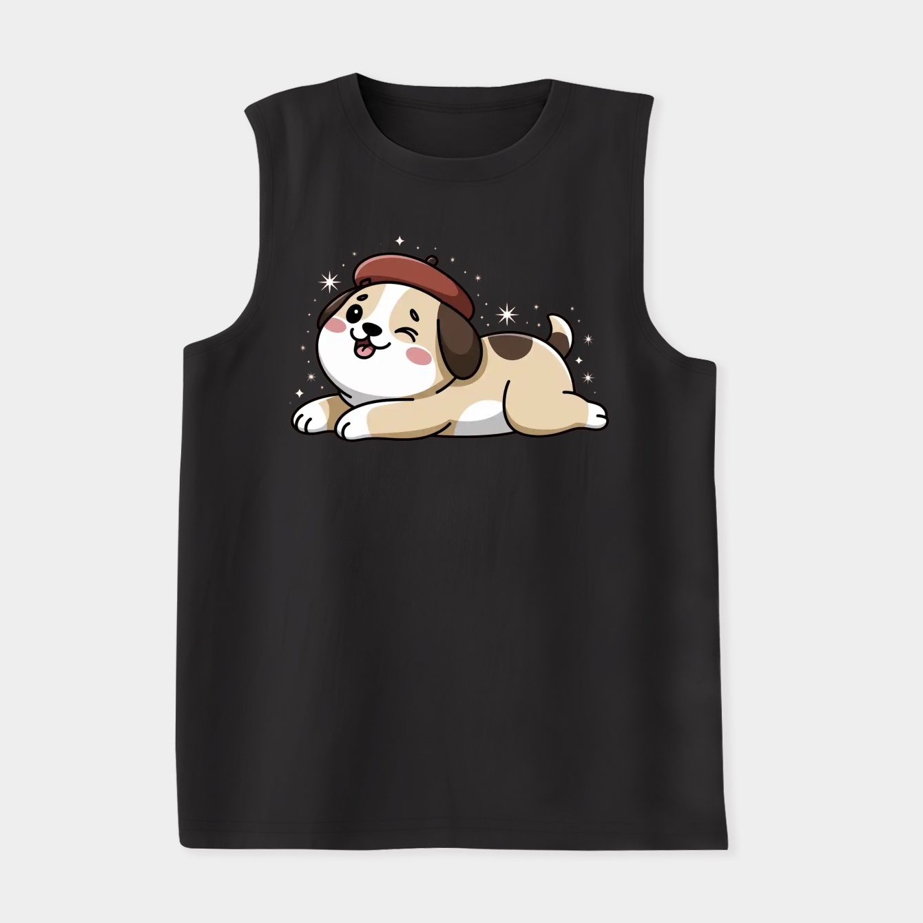 Pompom Buns Women's Soft Tank Top