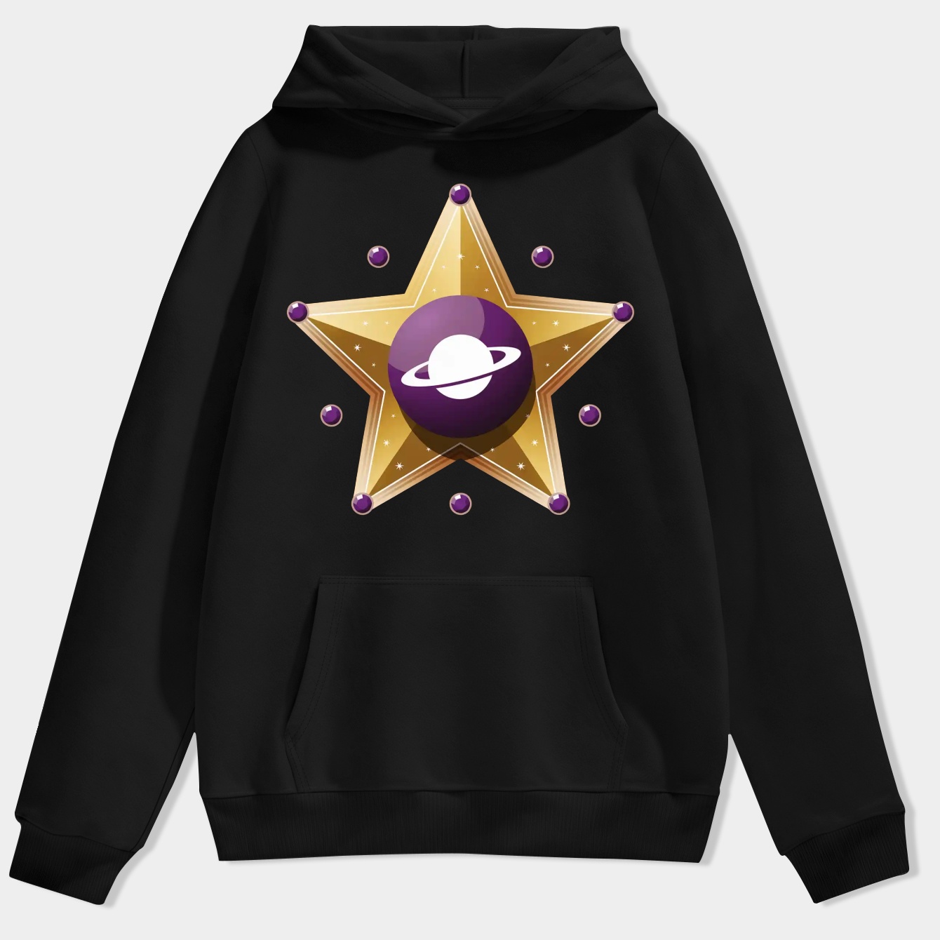 Star of Saturn Men's Hoodie