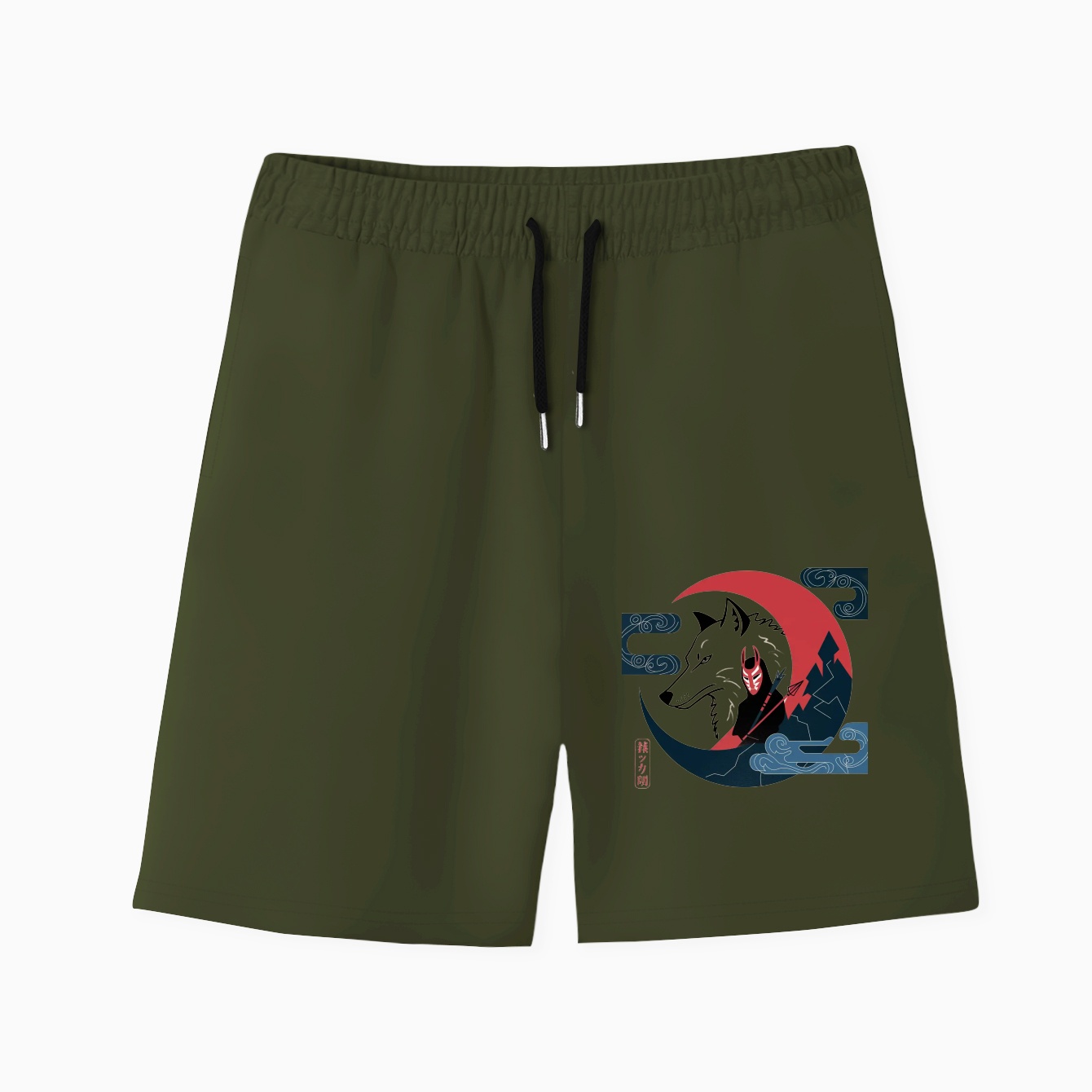 Wolf Men's Quick-Dry Athletic Shorts