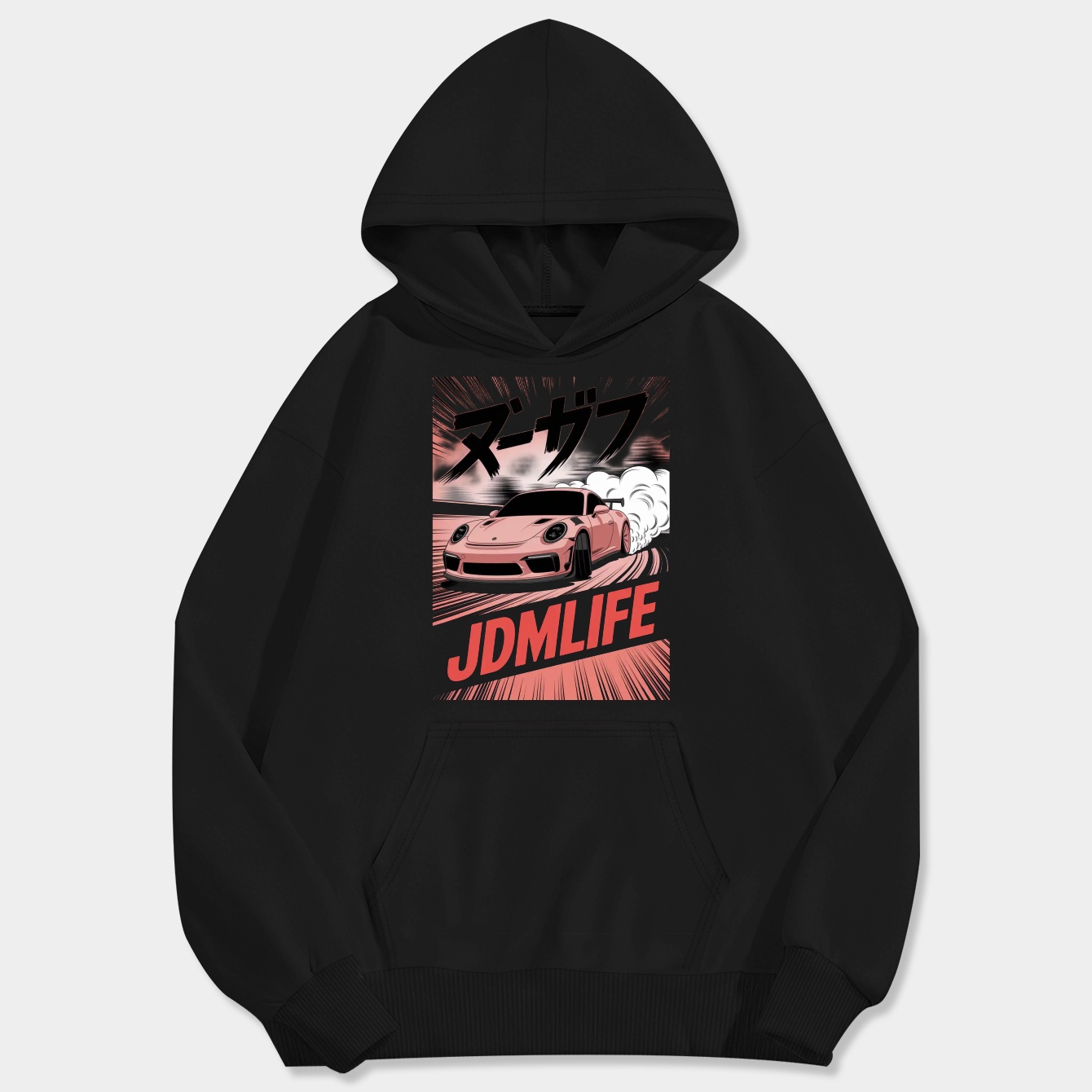 JDM Initial D Men's Big & Tall Hoodie