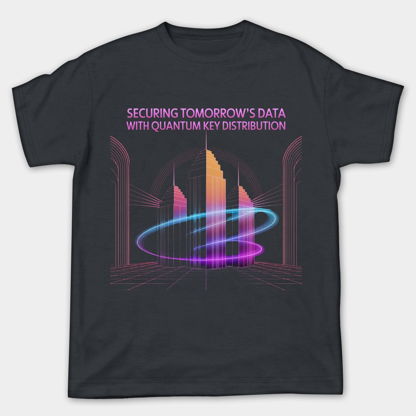 Quantum City: Securing Tomorrow’s Data Women's Plus Size T-shirt