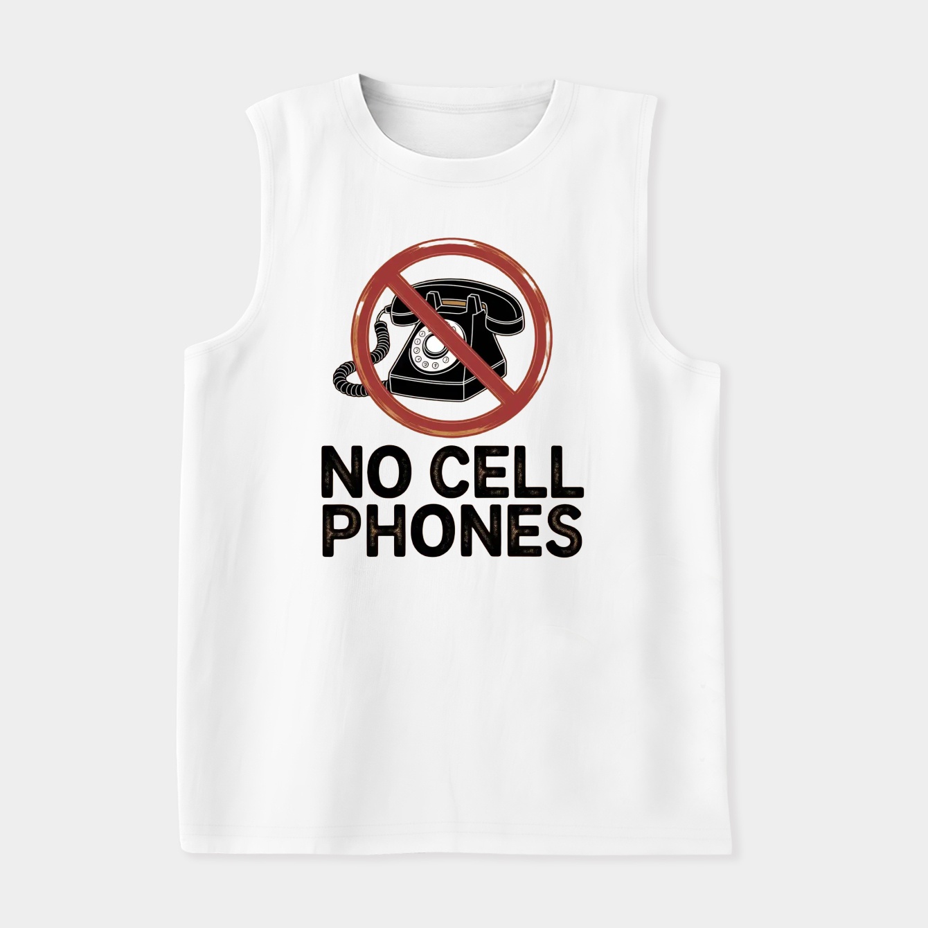 Luke's Diner No Cell Phones Women's Soft Tank Top