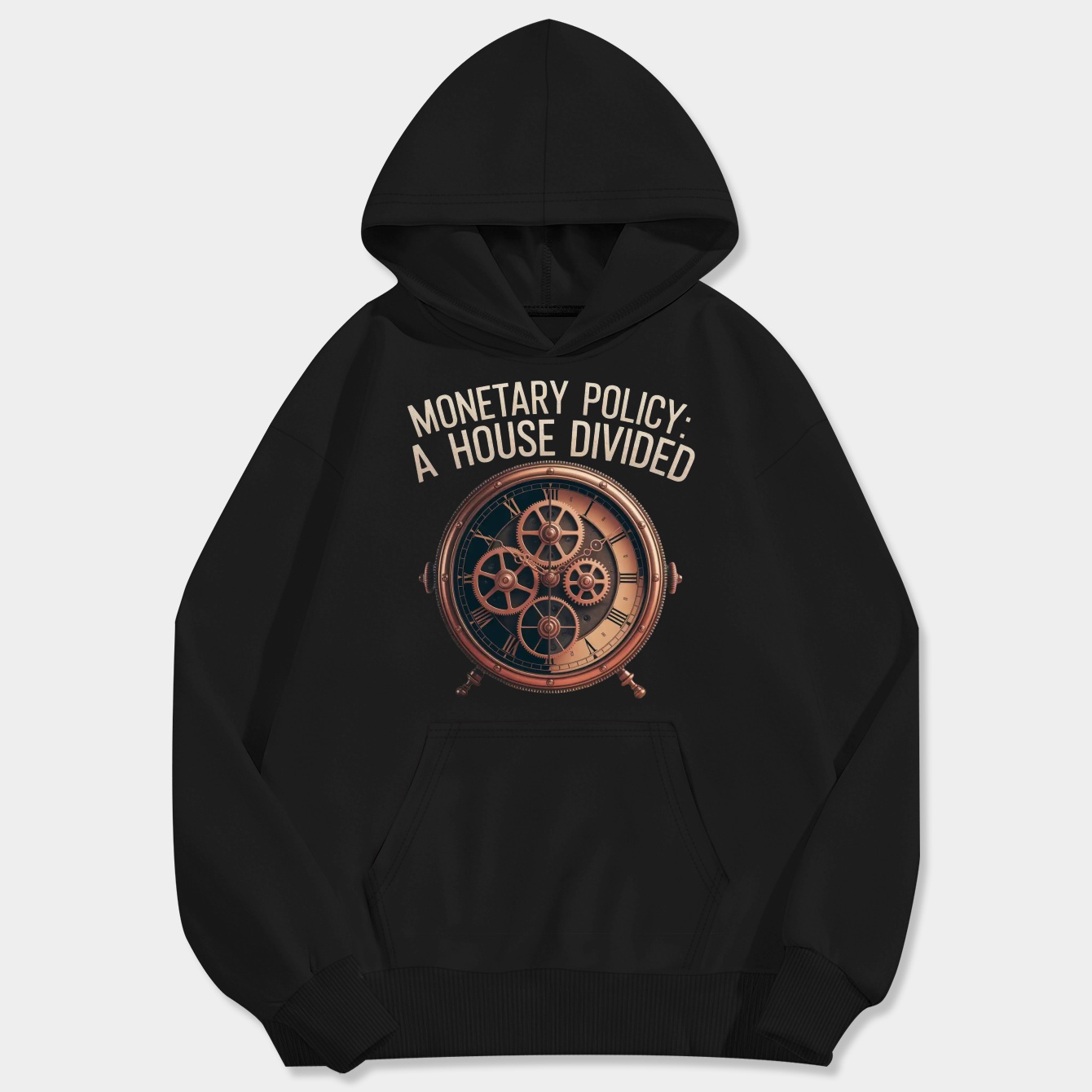 Monetary Policy: A House Divided Men's Big & Tall Hoodie