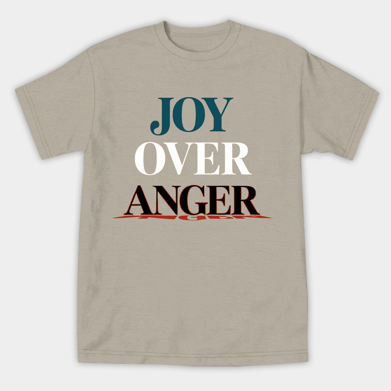 JOY OVER ANGER Women's Athletic Performance T-Shirt