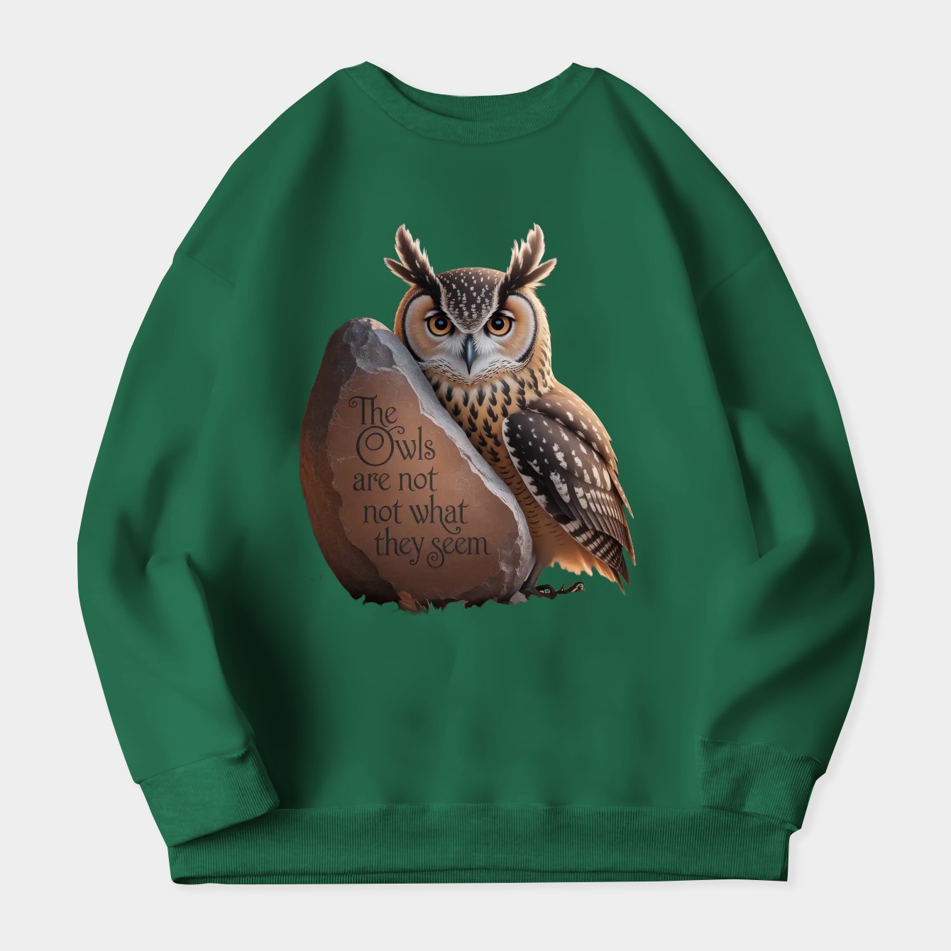 TWIN PEAKS - The Owls Are Not What They Seem Women's Crewneck Sweatshirt