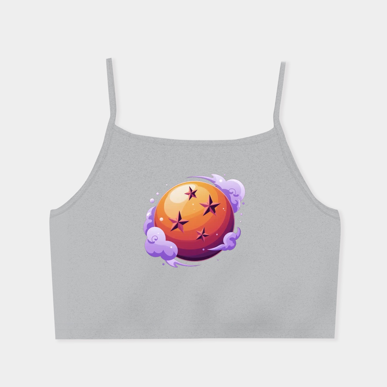 dragon ball three star design Women's Spaghetti Strap Tank Top