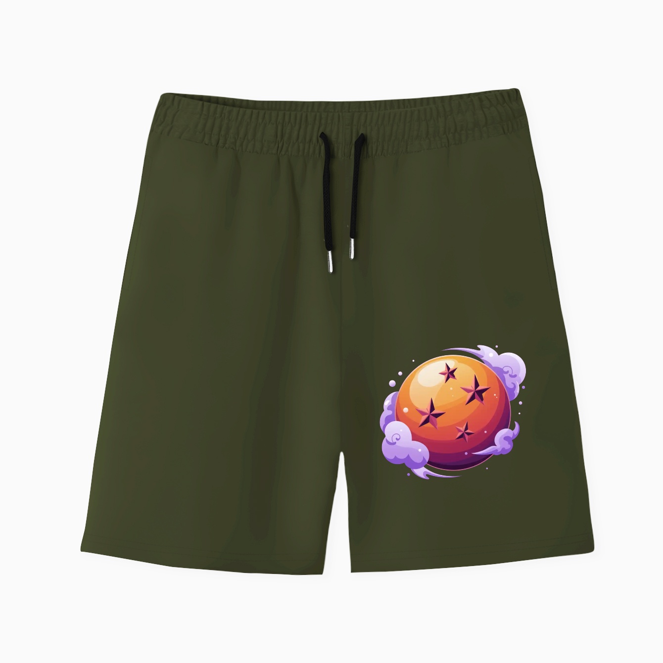 dragon ball three star design Men's Quick-Dry Athletic Shorts