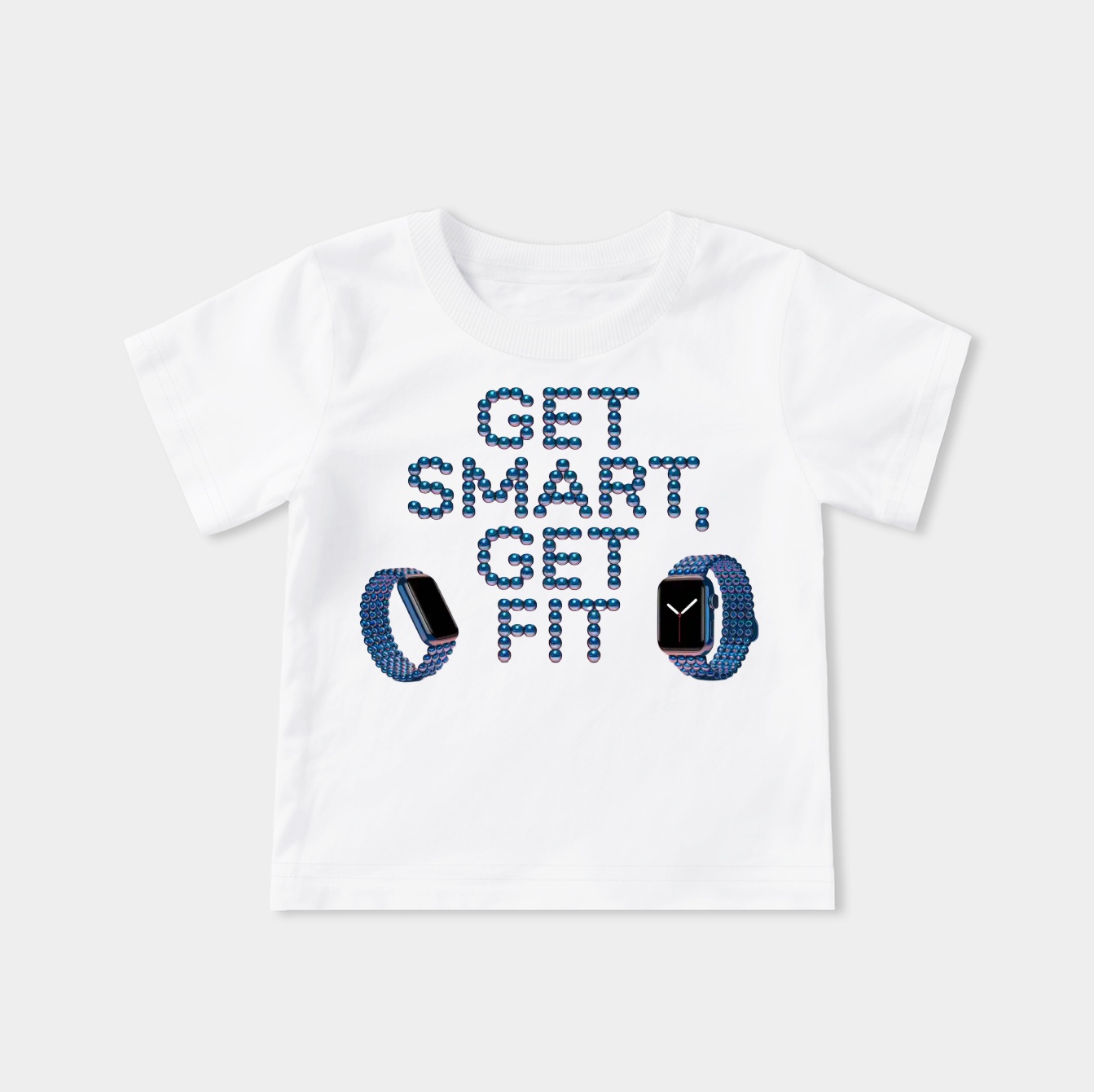 Tech Blue "Get Smart Get Fit Youth Classic T-Shirt