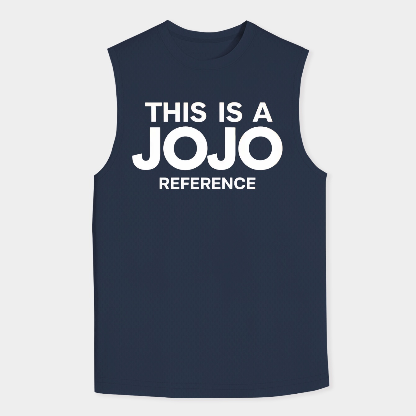 This is a Jojo reference Men's Big & Tall Tank Top