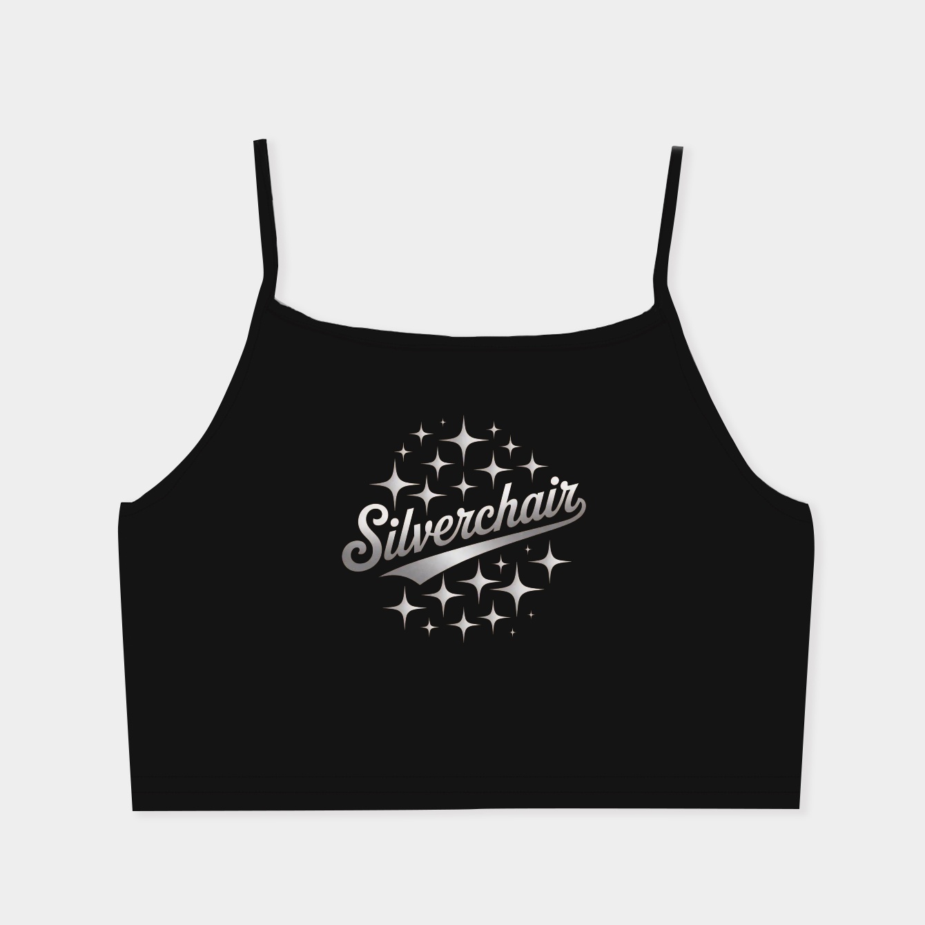 Silverchair Starry Script Design Women's  Spaghetti Strap Tank Top