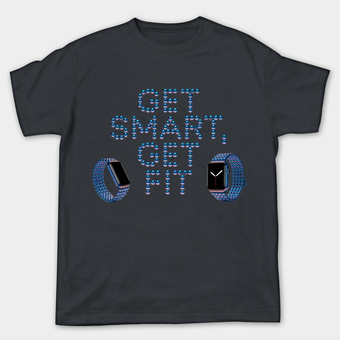 Tech Blue "Get Smart Get Fit Women's Plus Size T-shirt