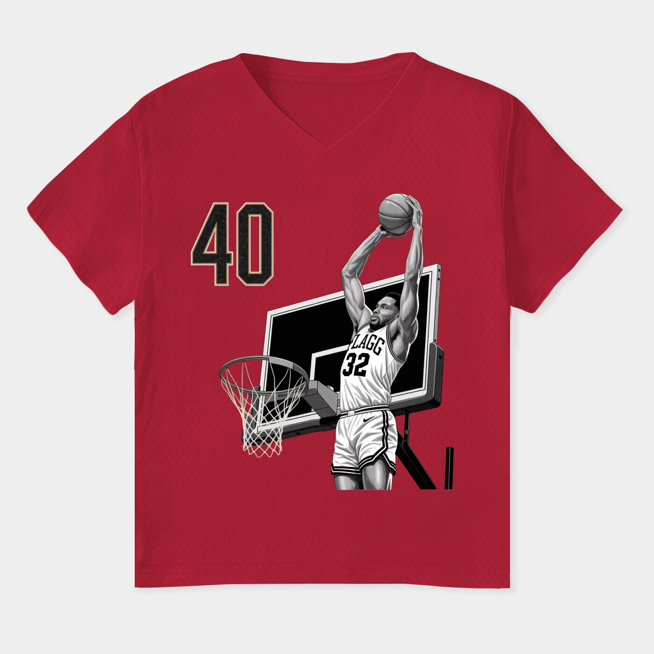 Cooper Flagg 40-Point Dunk Moment Women's Plus Size V-Neck T-Shirt