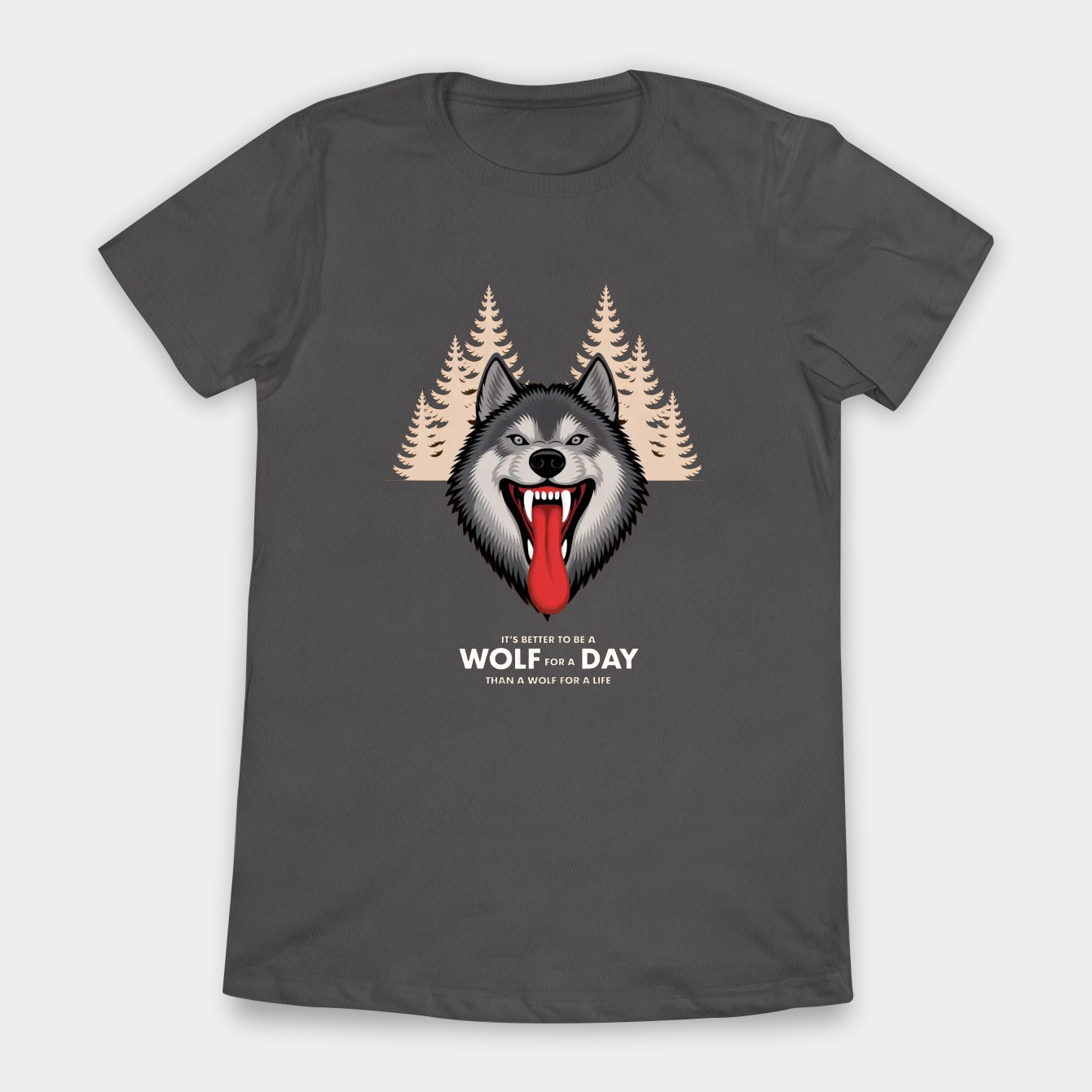 It Is Better To Be A Wolf For A Day Women's T-Shirt