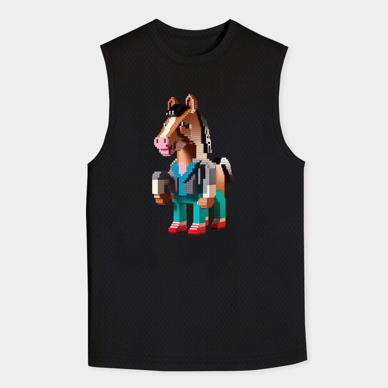 BoJack Horseman low-res pixelart