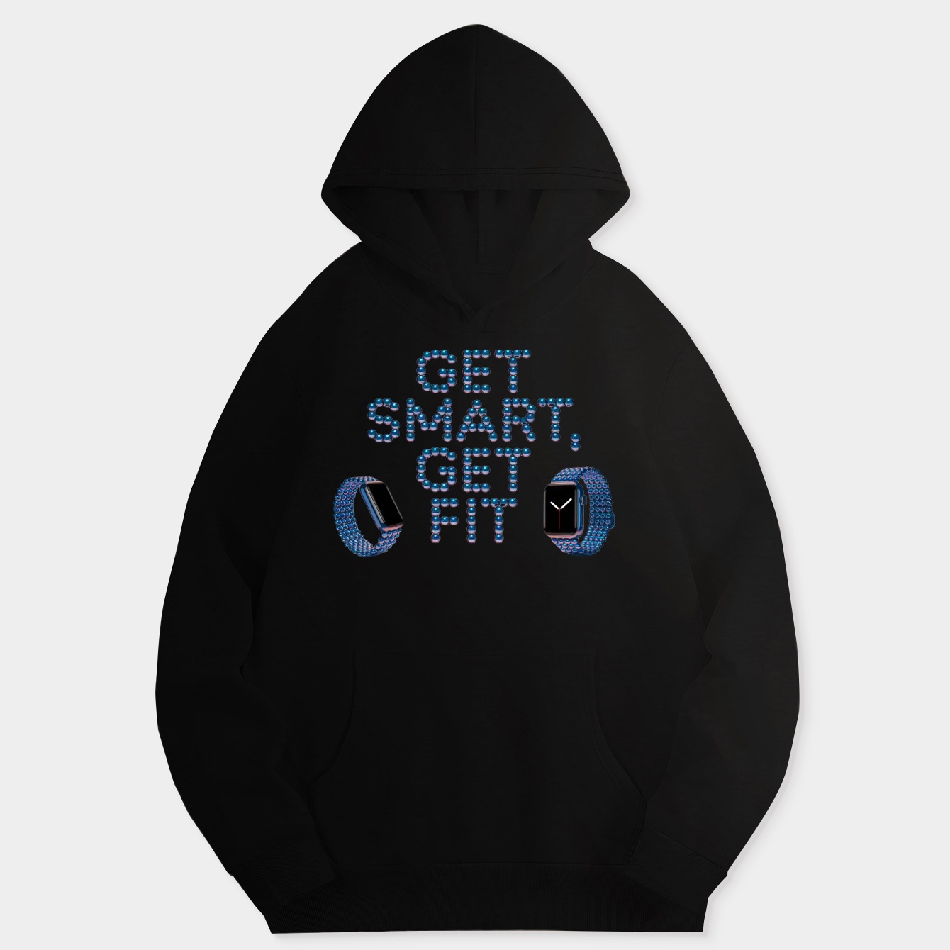 Tech Blue "Get Smart Get Fit Women's Hoodie