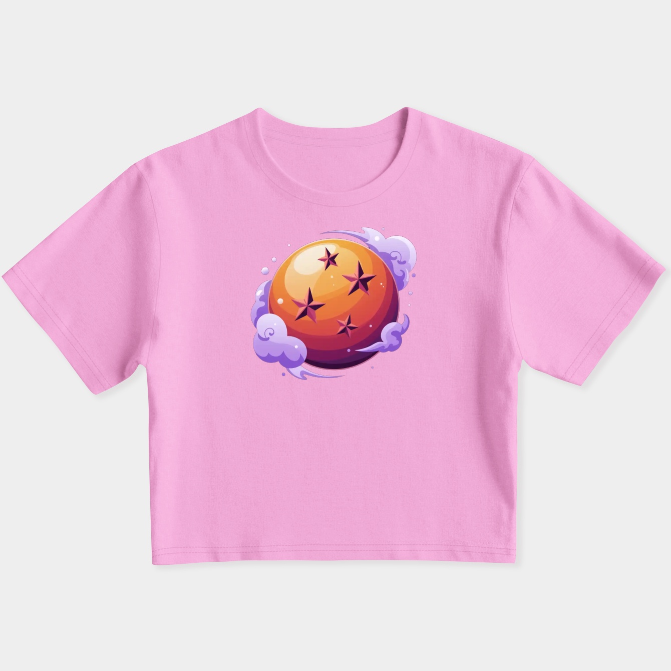 dragon ball three star design Women's Slim Fit Baby Tee