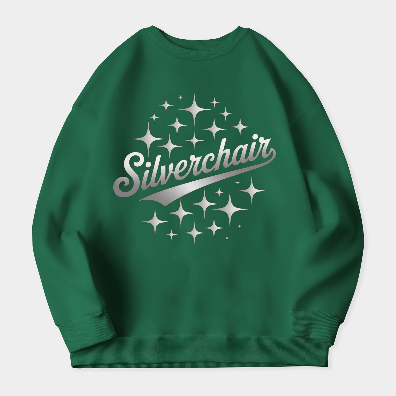 Silverchair Starry Script Design Women's Plus Size Sweatshirt