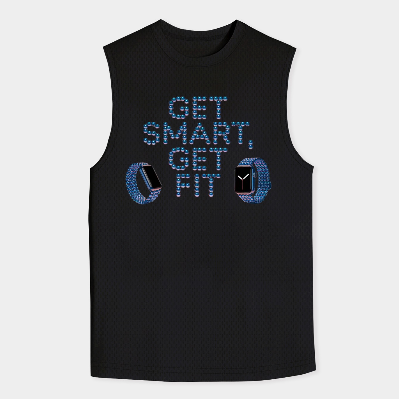 Tech Blue "Get Smart Get Fit Men's Tank Top