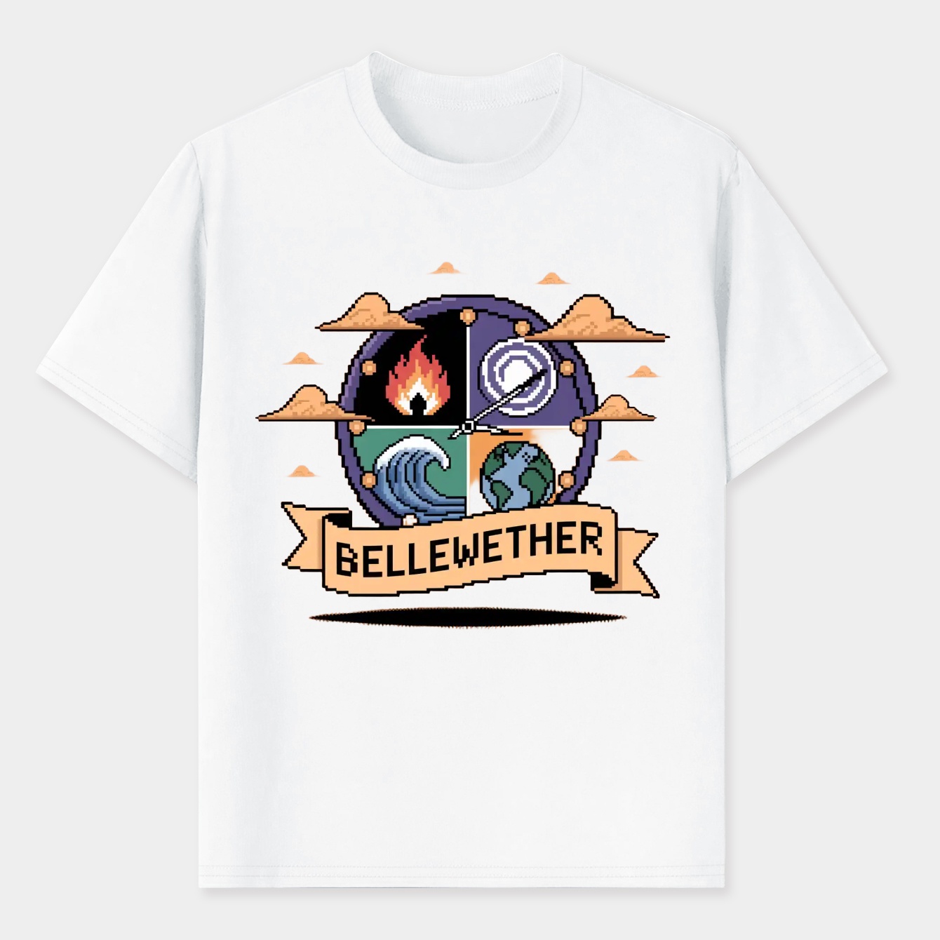 Bellwether Pixel Disaster Clock Men's T-Shirt