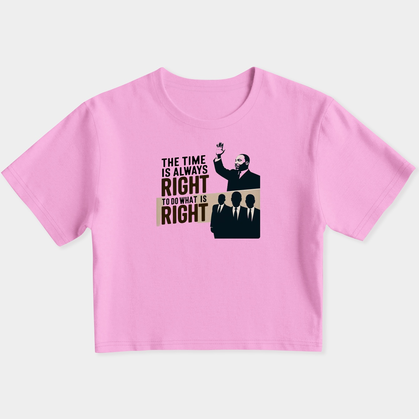 Always Right to Do Right Women's Slim Fit Baby Tee
