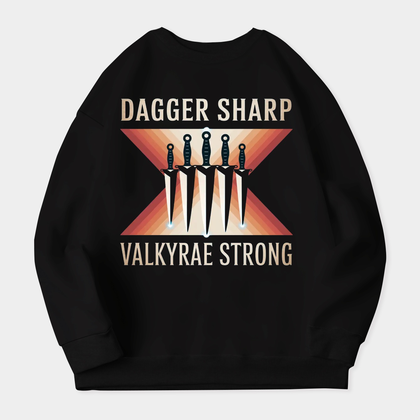 Dagger Sharp Skyfall Daggers Women's Crewneck Sweatshirt