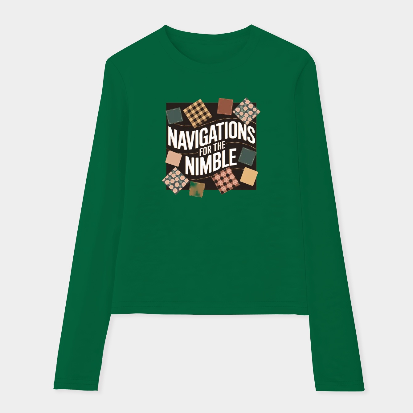 Navigations for the Nimble Quilt Women's Soft Long Sleeve T-Shirt