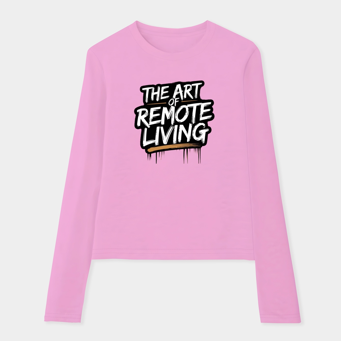 Graffiti Remote Living Statement Women's Soft Long Sleeve T-Shirt