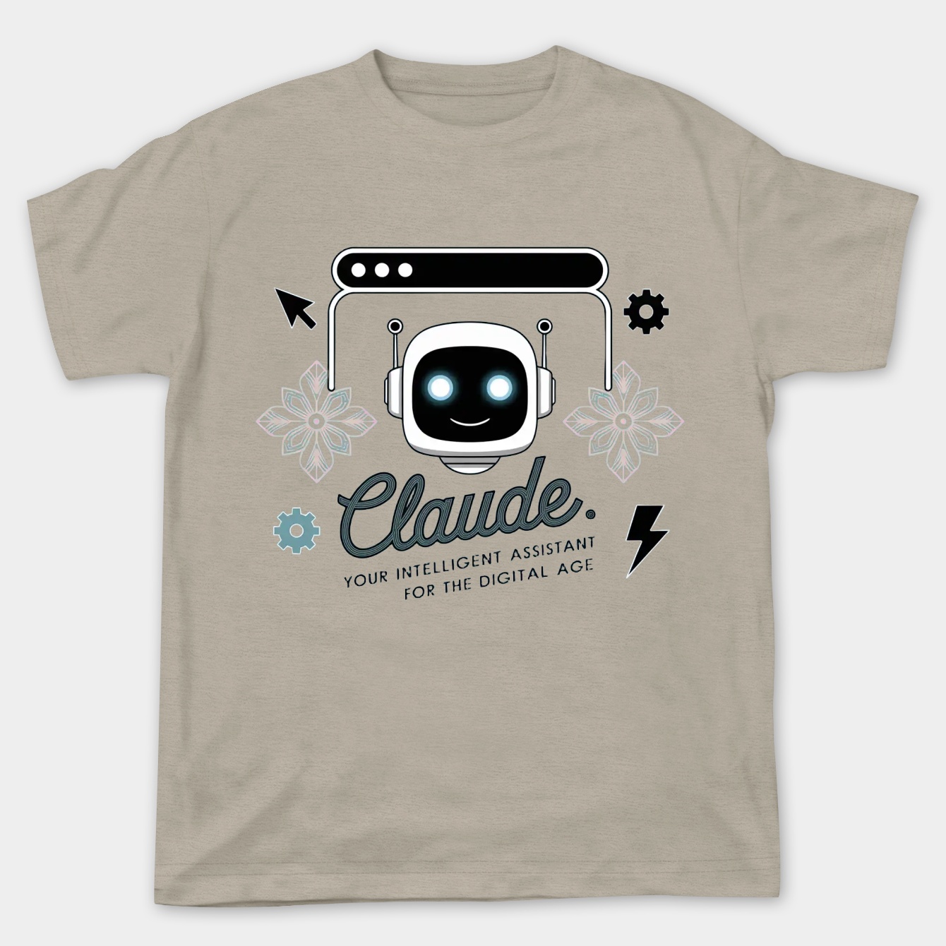 Retro Robot Assistant Chrome Window Women's Plus Size T-shirt